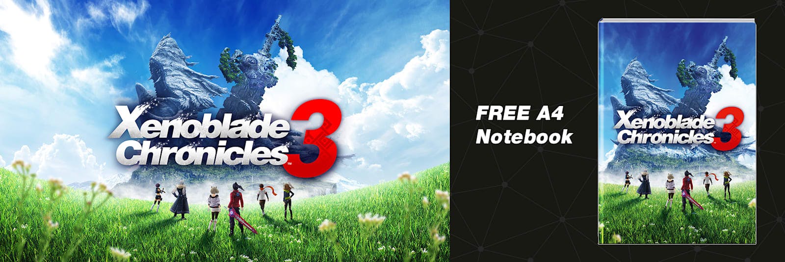 Xenoblade Chronicles 3 - Free A4 Notebook